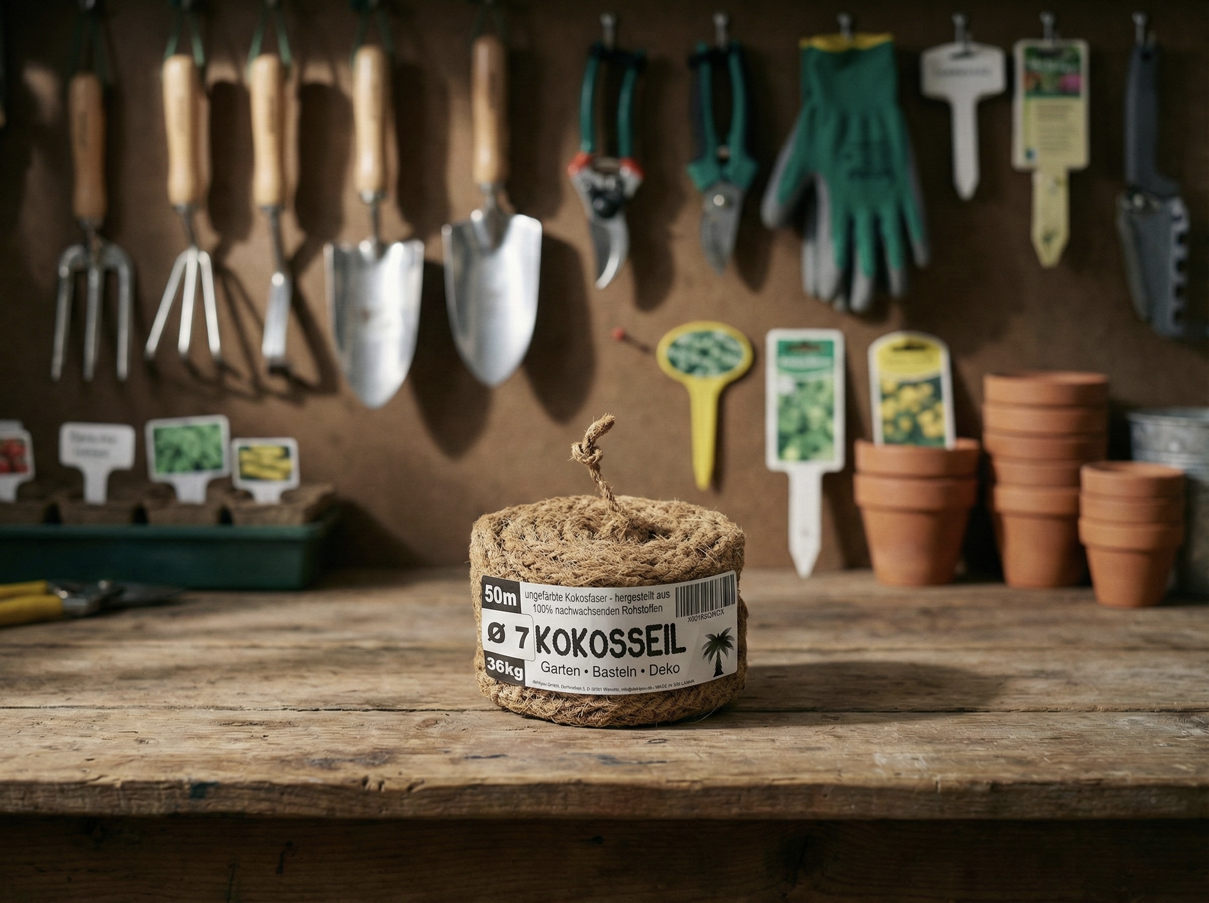 Boho Interior Design mit Kokosseil - Makramee und Upcycling Ideen