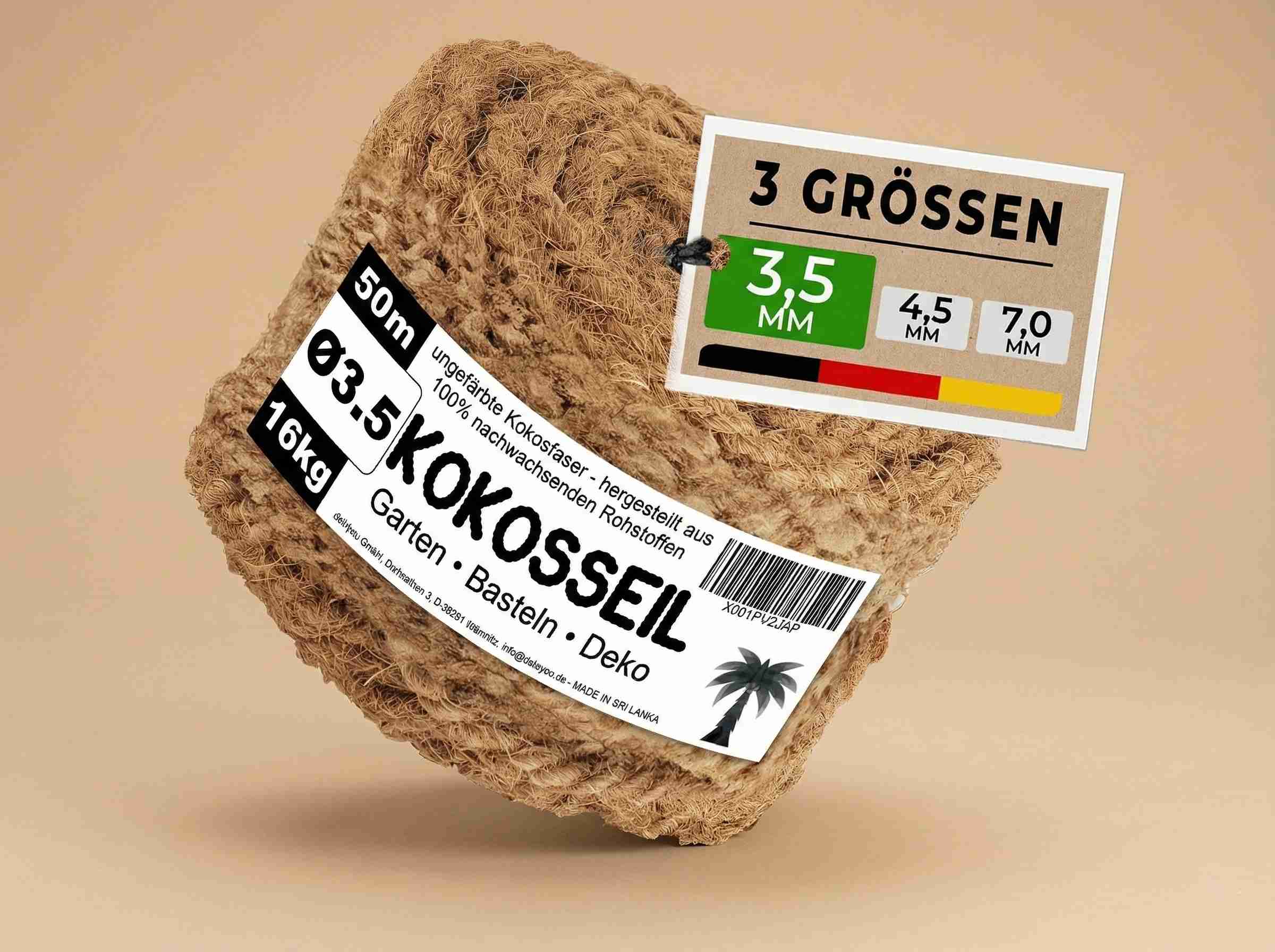 Premium Kokosseil 3.5mm × 50m Kokosseil kaufen