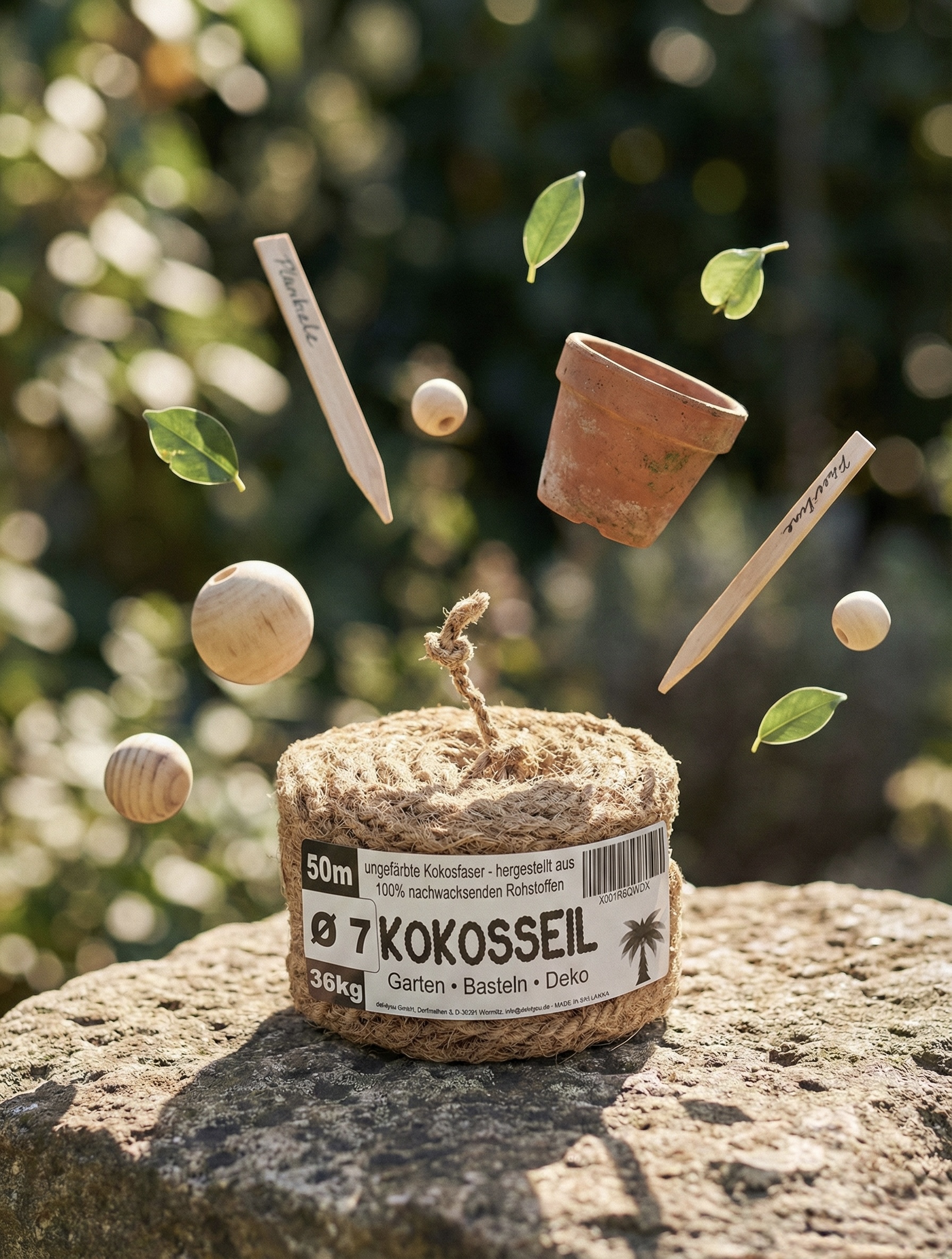 Kokosfaser Makro - natürliche Struktur